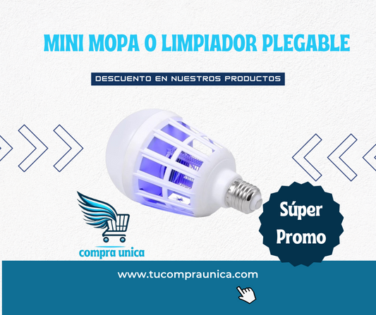 Lampara Bombillo Atrapa Mosquitos 15W