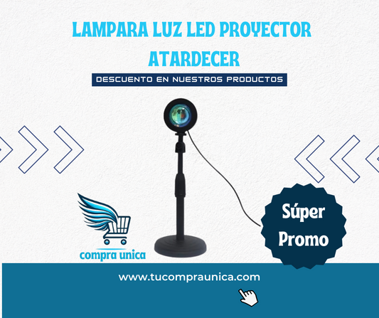 Lampara luz led proyector Atardecer.