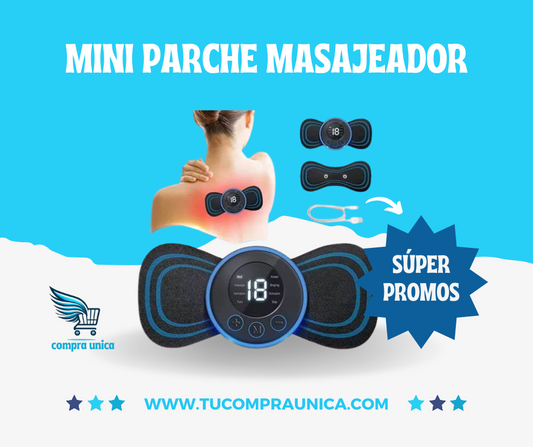 Mini Parche Masajeador Electrico Corporal Portátil